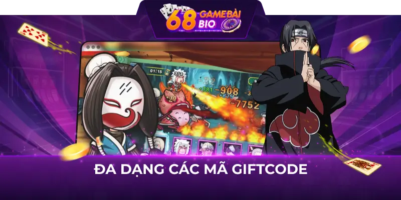Code Ninja Rebirth Là Gì? Hướng Dẫn Nhận Code Chi Tiết Nhất 2 Đa dạng các mã giftcode